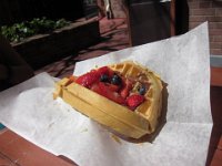 2014-03-08 11.50.14  Fruit and Nutella Waffle Sandwich